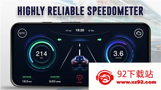 Speedometer One(GPS������)v1.9.8 �ֻ����ͼ