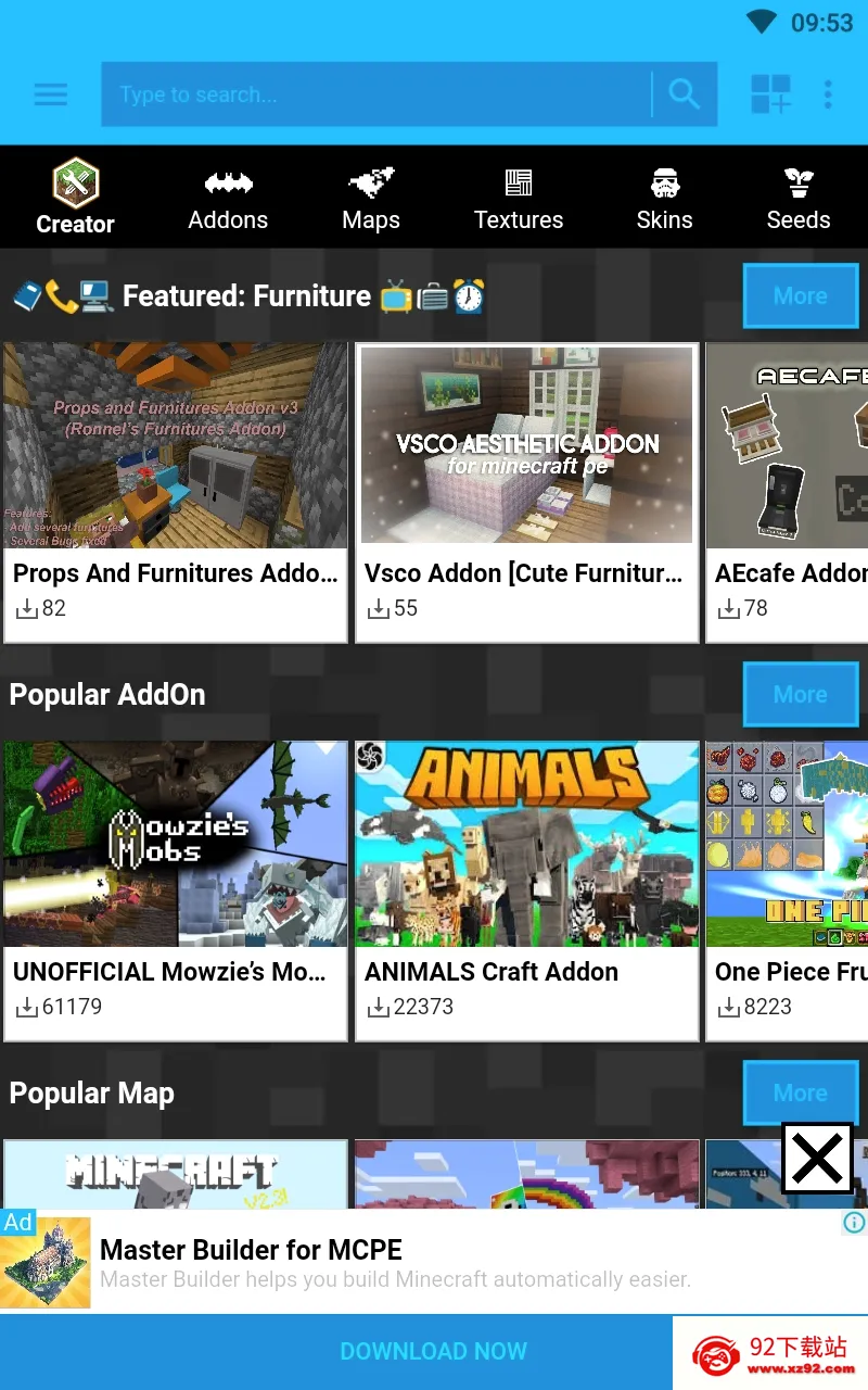 mastercraftģ����Ӱ�׿���ֻ���v2.2.0 ��Ѱ��ͼ